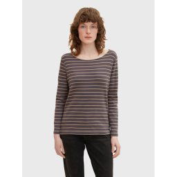 Tom Tailor Blúz 1032694 Szürke Regular Fit