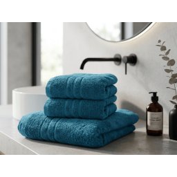 Classic törölköző 50 x 100 cm azúrkék, 100% pamut