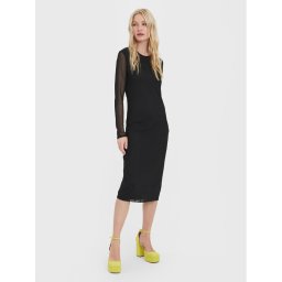 Vero Moda Koktélruha Bella 10276741 Fekete Slim Fit