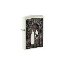 49836 Zippo öngyújtó, fehér színben -VICTORIA FRANCES, Gótikus stílus