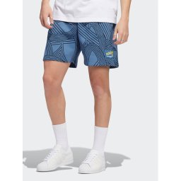 adidas Sport rövidnadrág Original Athletic Club Allover Print HI2969 Kék Regular Fit