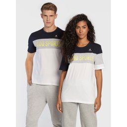 Le Coq Sportif Póló Unisex Saison 2 2220295 Fehér Regular Fit