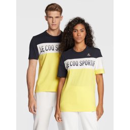 Le Coq Sportif Póló Unisex Saison 2 2220294 Sárga Regular Fit