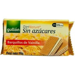 GULLÓN Nápolyi, cukormentes, 60 g, GULLÓN, vaníliás