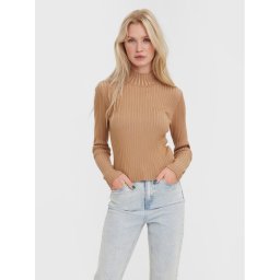 Vero Moda Sweater Willow 10271000 Bézs Slim Fit
