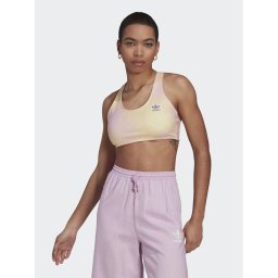adidas Felső Allover HL6595 Sárga Slim Fit