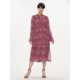 Pieces Hétköznapi ruha Navi 17127837 Bordó Regular Fit