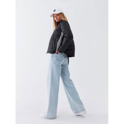 adidas Átmeneti kabát Short Puffer HM2613 Fekete Regular Fit