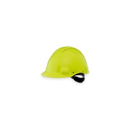 3M™ G3000CUV-GB csatos, ventilált citromsárga védősisak műanyag izzadságszívó betéttel - Citromsárga NEON GREEN