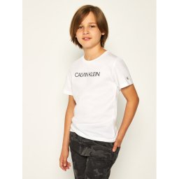 Calvin Klein Jeans Póló Institutional SS IB0IB00347 Fehér Regular Fit