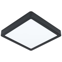 LED panel , falon kívüli , 16.5W , CCT , dimmelhető , 21 x 21 cm , négyzet , fekete , IP44 , EGLO Connect.Z , Zigbee , FUEVA-Z , 900109