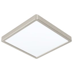 LED panel , falon kívüli , 16.5W , CCT , dimmelhető , 21 x 21 cm , négyzet , matt nikkel , IP44 , EGLO Connect.Z , Zigbee , FUEVA-Z , 900115