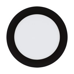 LED panel , süllyesztett , 16.5W , CCT , dimmelhető , 21.6 cm , kerek , fekete , IP44 , EGLO Connect.Z , Zigbee , FUEVA-Z , 98846