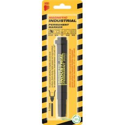ICO Alkoholos marker, ipari, 1-3 mm, kúpos, mágnessel, ICO "Magnetic industrial permanent 11 XXL", fekete