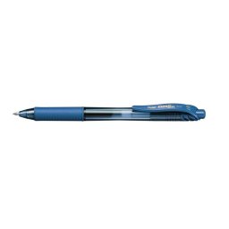 PENTEL Zseléstoll, 0,35 mm, nyomógombos, PENTEL "EnerGelX BL107", kék