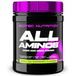 Scitec Nutrition All Aminos zöld tea-málna italpor - 340g