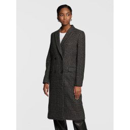 The Kooples Gyapjú kabát FMAN25005K Szürke Regular Fit