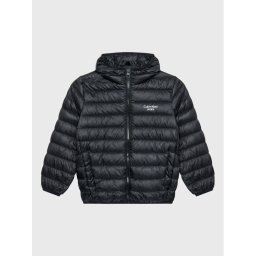 Calvin Klein Jeans Pehelykabát IB0IB01270 Fekete Regular Fit