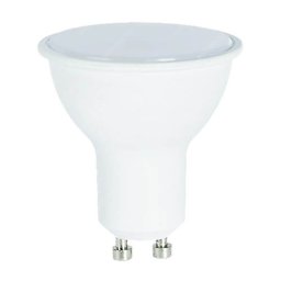 LED spot égő GU10 7W KözépFehér/4000K 620 lm fényerő szabályozhatós tej búra 3 év garancia
