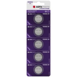 AgfaPhoto Lithium Gombelem CR2032 /5 db/csomag