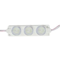 LED modul 3 LED 300lumen 1000 kelvin 12V IP65 70x20mm 2 év garancia