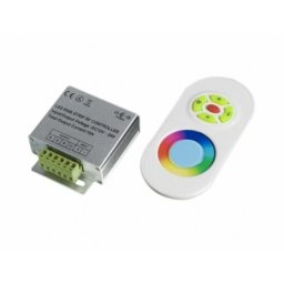 LED vezérlő távirányítóval RGB 216W rádiós, érintős fehér 2 év garancia