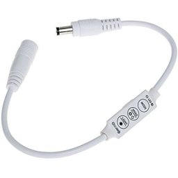 LED vezérlő fényerőszabályzó mini 72W 3 gombos/egyszinű szalaghoz/ 2 év garancia
