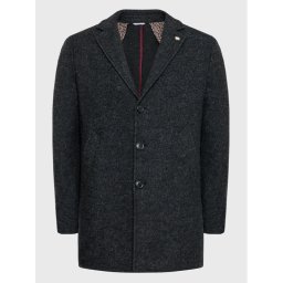 Manuel Ritz Gyapjú kabát 3332C4900 223813 Fekete Regular Fit