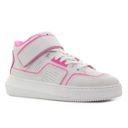 Calvin Klein Chunky Cupsole Laceup Mid fehér női cipő