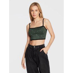 Guess Felső W2BR23 Z2YK2 Zöld Slim Fit