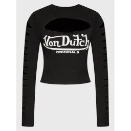 Von Dutch Blúz Alex 6 224 013 Fekete Regular Fit