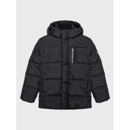 Calvin Klein Jeans Pehelykabát Essential IB0IB01276 Fekete Regular Fit