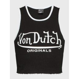 Von Dutch Felső Ashley 6 231 048 Fekete Slim Fit