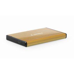 2.5" HDD SSD külső ház mobilrack USB3 arany Gembird (EE2-U3S-3-GL)
