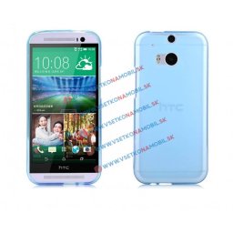 Szilikon tok HTC One M8 kék