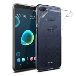 Szilikon burkolat HTC Desire 12 Plus átlátszó