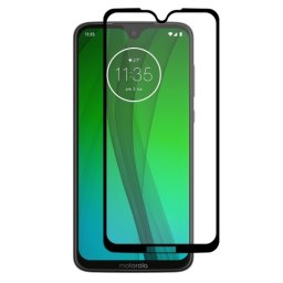 3D Edzett üveg Motorola Moto G7 Plus fekete