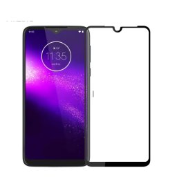 3D Edzett üveg Motorola One Macro / G8 Play fekete