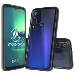 SHOCK Extra strapabíró Motorola Moto G8 Plus fekete borítás