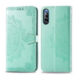 ART Pénztárca borító Sony Xperia L4 ORNAMENT zöld