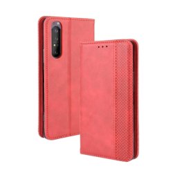 BUSINESS Pénztárca borító Sony Xperia 1 II piros