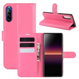 LITCHI Sony Xperia L4 rózsaszín pénztárca