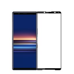 3D Edzett üveg Sony Xperia 5 II fekete