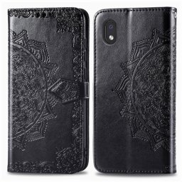 ART Pénztárca borító Motorola Edge ORNAMENT fekete