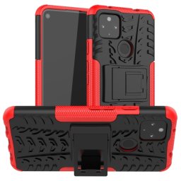 STAND Extra strapabíró burkolat Google Pixel 4a 5G piros