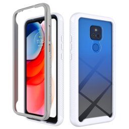 DUAL burkolat Motorola Moto G Play (2021) fehér