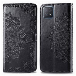 ART Pénztárcahuzat OPPO A52 ORNAMENT fekete
