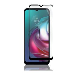 3D Edzett üveg Motorola Moto G50 fekete