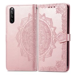 ART Pénztárcahuzat Sony Xperia 1 III ORNAMENT rózsaszín
