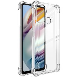 IMAK Szilikon védőburkolat + Motorola Moto G60 átlátszó fólia